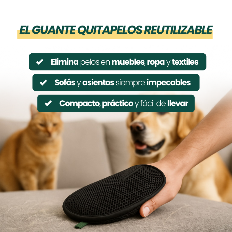 Guante Antipelusas Reutilizable